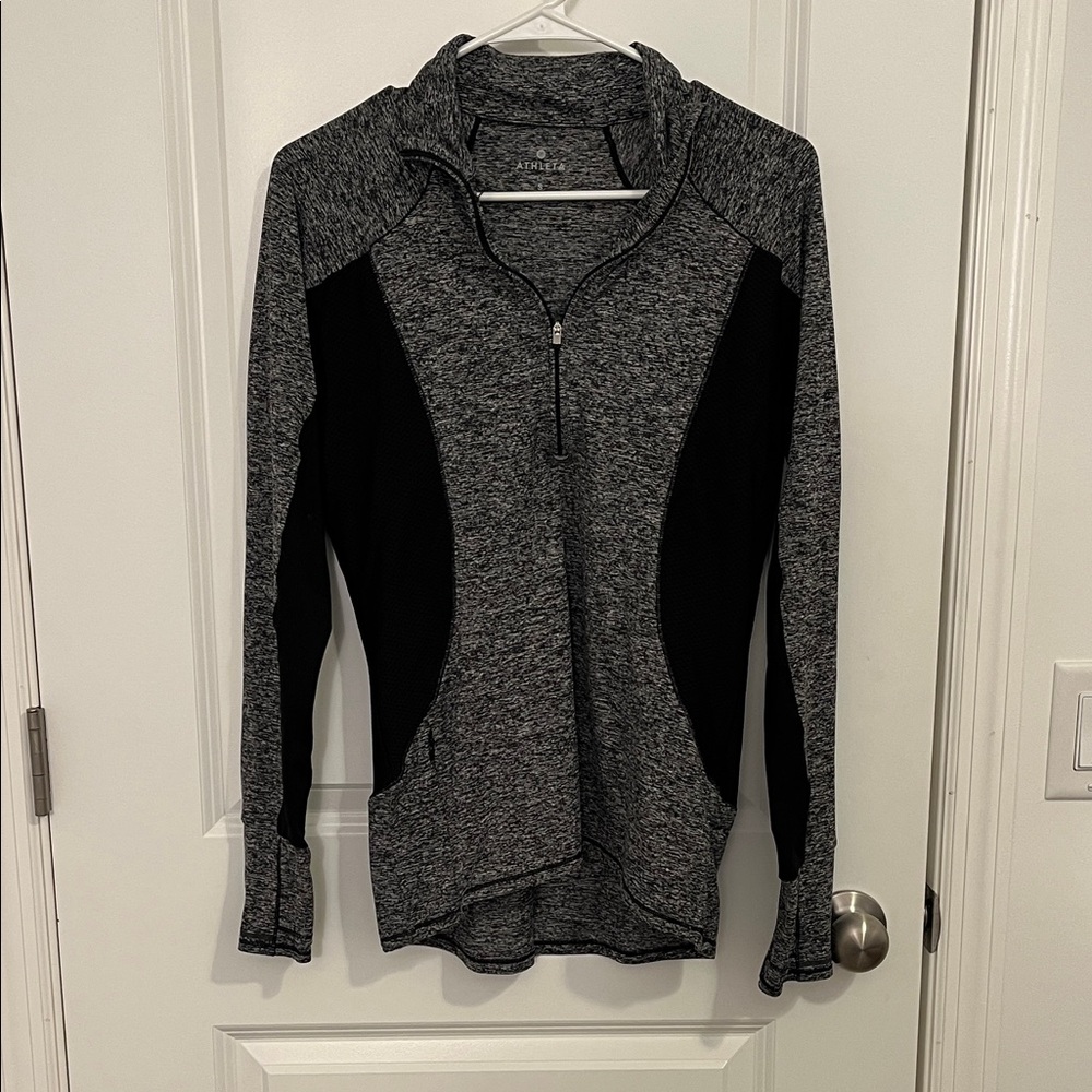 Athleta Gray and Black Women's Top